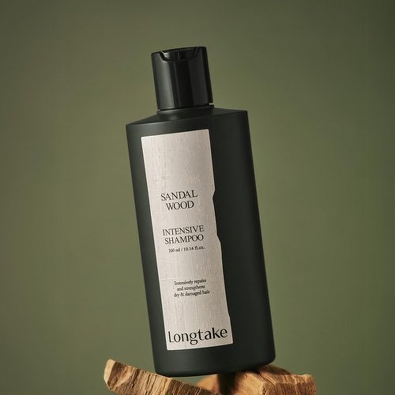 LONGTAKE Sandalwood Intensive Hair Perfume Clarifying Shampoo 10.1 Fl Oz, 300MLㅣVolumizingㅣAnti-frizzㅣImproves softnessㅣFor All Types