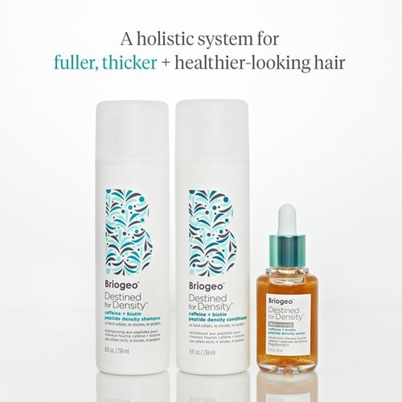Briogeo Destined For Density Shampoo - Caffeine & Biotin Peptide for Thicker, Voluminous Hair | Sulfate-Free, Vegan