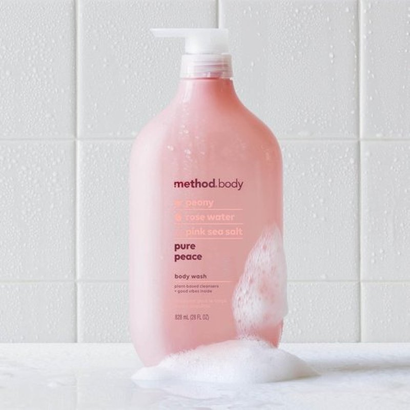 Method Body Wash - Pure Peace | Paraben & Phthalate Free, 28 oz for a Soothing Cleanse
