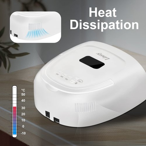 60W Rechargeable UV LED Nail Lamp, Faster Wireless Nail Dryer Gel Polish Light 42 Beads & Portable Handle, Professional Curing Lamp For Fingernail and Toenail, Auto Sensor & Quick Dry Nail Machine