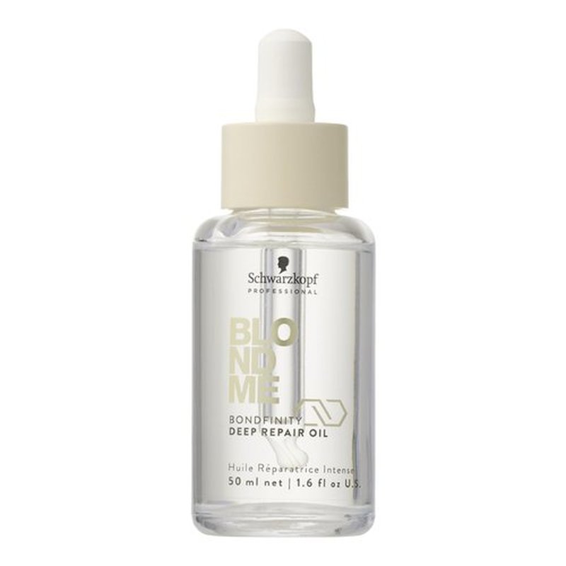 BlondMe Bondfinity Deep Repair Oil for Blonde Hair, 1.6 Fl Oz | Reduces Frizz | Heat Protection | Prevents Breakage |For Blonde, Lightened, & Grey Hair