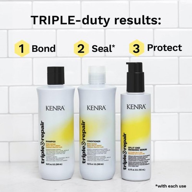 Kenra Triple Repair Serum - Split End Mending Treatment for Healthy Hair