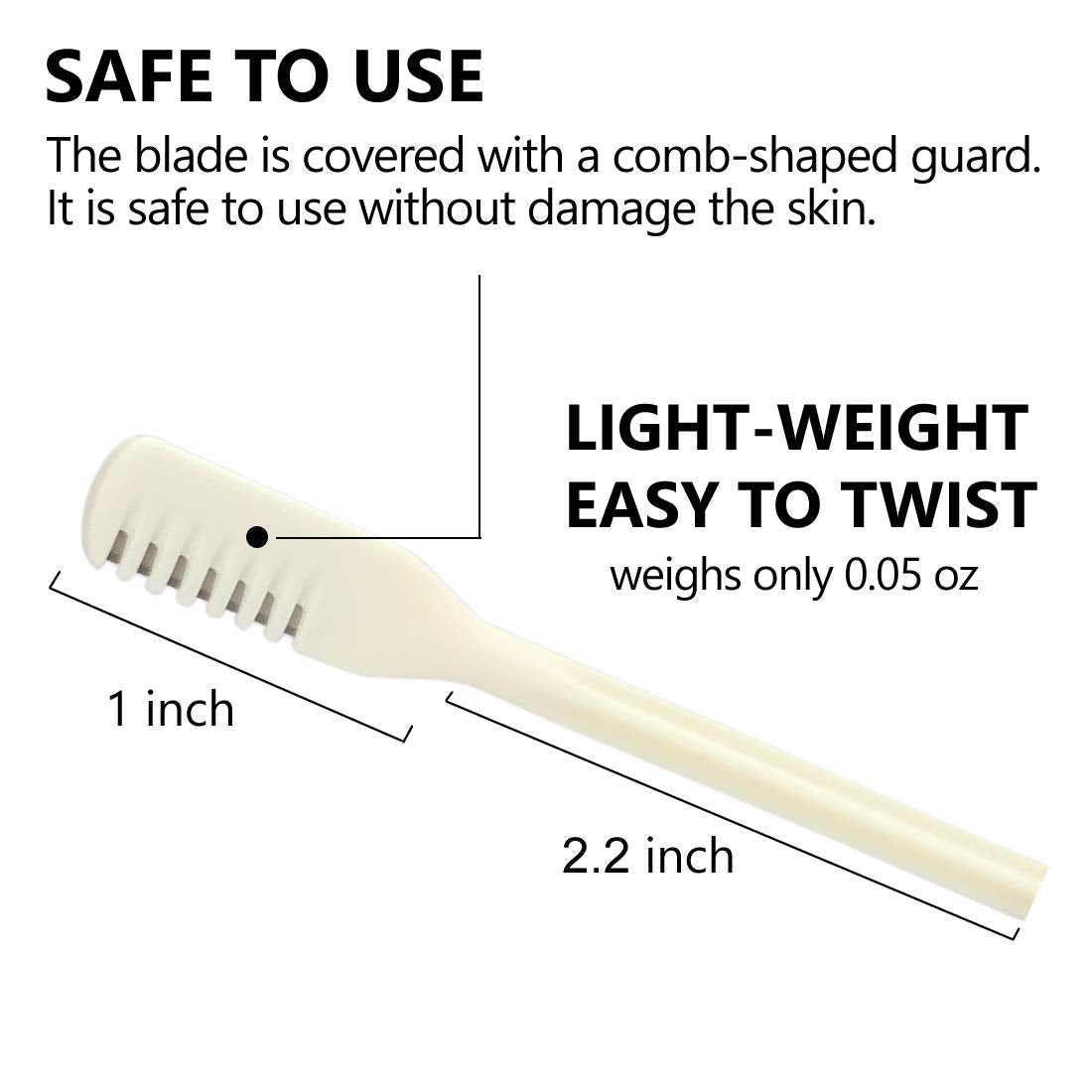 Manual Nose Hair Trimmer Nasal Hair Cutter Pack of 10 Pieces