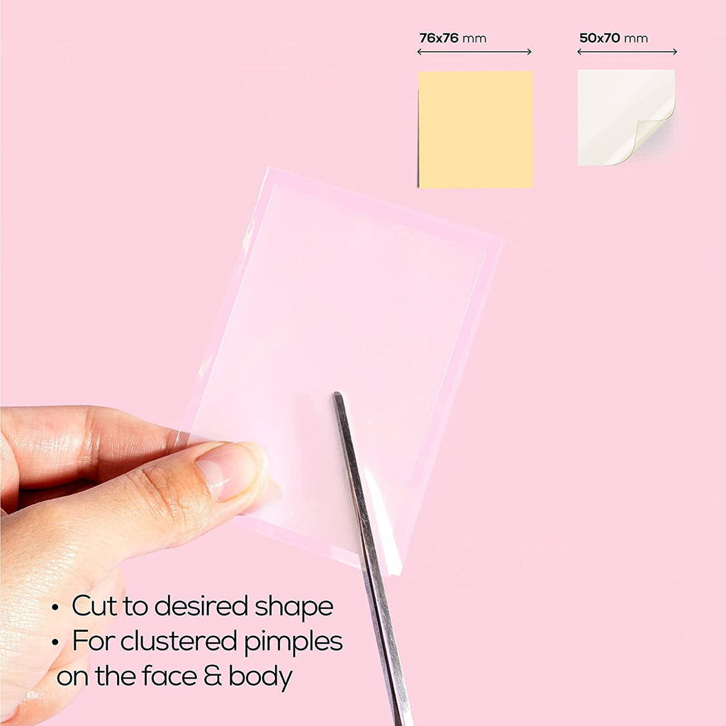 HANHOO Blemish and Custom Patch Duo | Hydrocolloid Patches for Surface Spots and Clusters | 72 Total Patches + 2 Custom Sheets