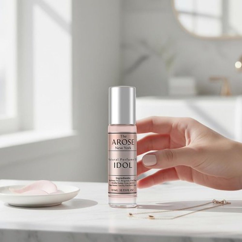 Idole Perfume Oil - Alcohol-Free, Vegan Fragrance | Long-Lasting Travel Size (20ml)