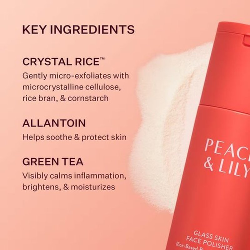 Peach & Lily Glass Skin Face Polisher
