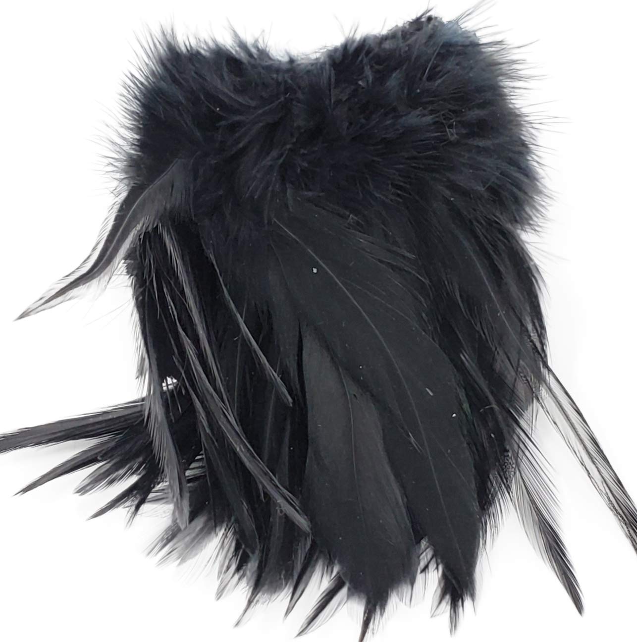 Creative Angler Saddle Hackle for Fly Tying/Tying Flies (Black)