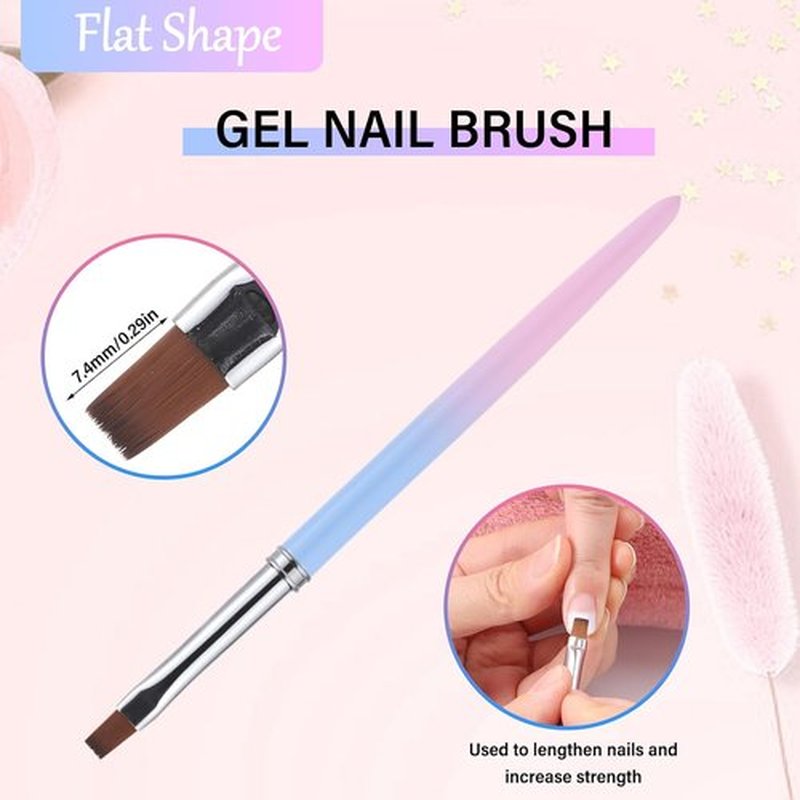 OPI Nail Polish Remover - 3PCS Nail Clean-Up Brushes for Precise Cuticle Cleaning | Acetone Resistant