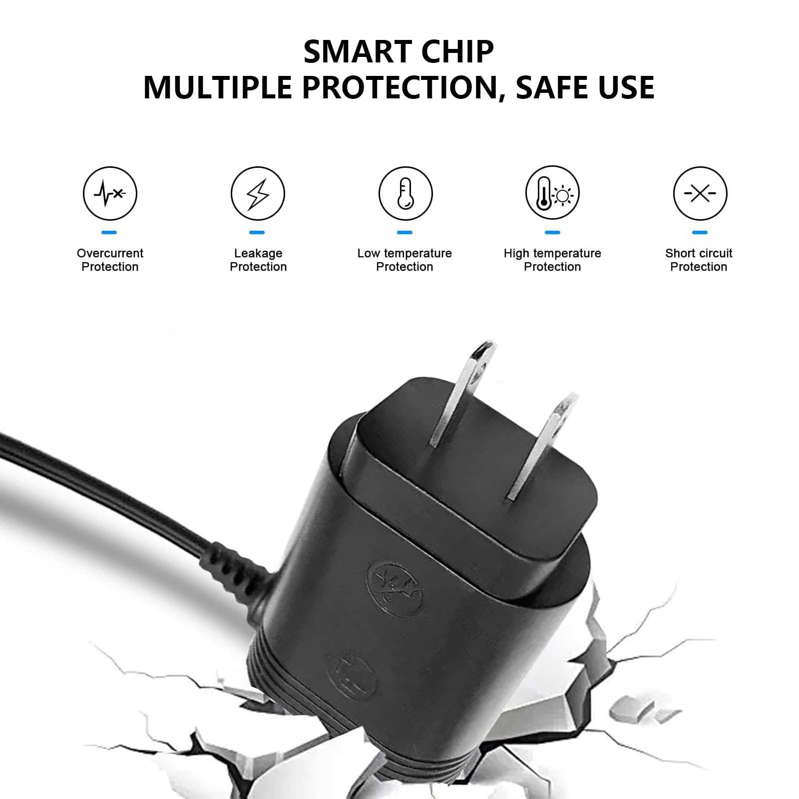 12V Charger for Braun Series1 3 5 6 7 8 9 pro XT5 Electric Razor 3040s 340s 9385cc 370 720 760cc 790cc 7865cc 9090cc 9330s 5018s 7020s 9095cc 3350cc-4 390cc for Braun S3 S5 S7 S8 S9 Trimmer Charger