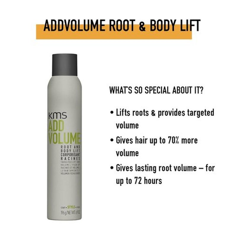 KMS Add Volume Root & Body Lift - Boost Volume & Thickness | 6.9 Ounce