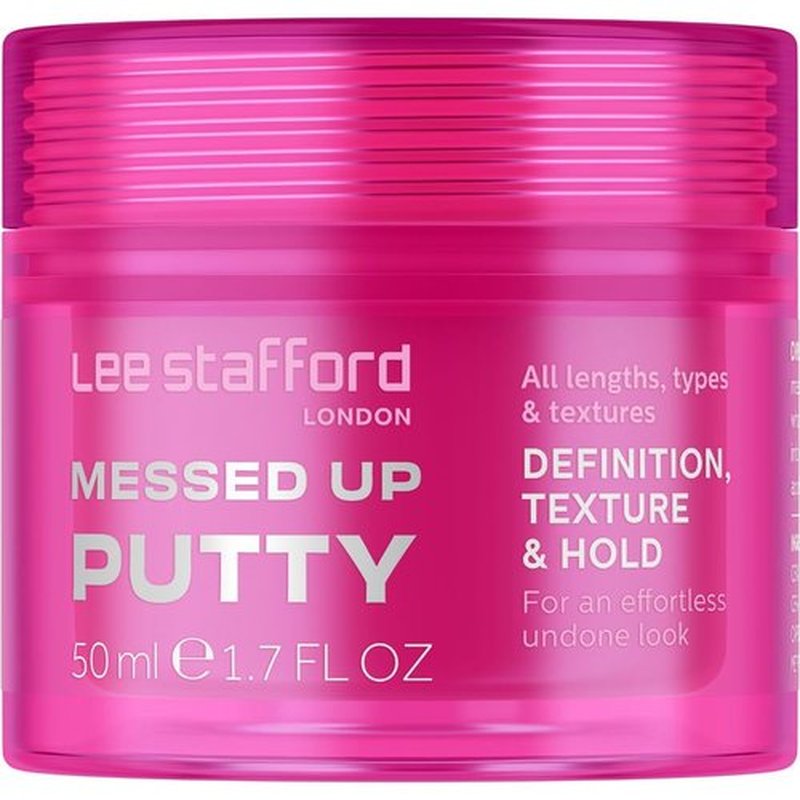 Lee Stafford Hair Styling Pomade - Lightweight Messed Up Putty for Firm Hold & Texturizing | All Lengths, Unisex