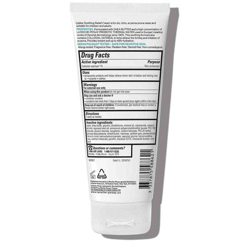 La Roche-Posay Lipikar Eczema Cream - Soothing Relief Lotion for Sensitive Skin | Moisturizer with Colloidal Oatmeal