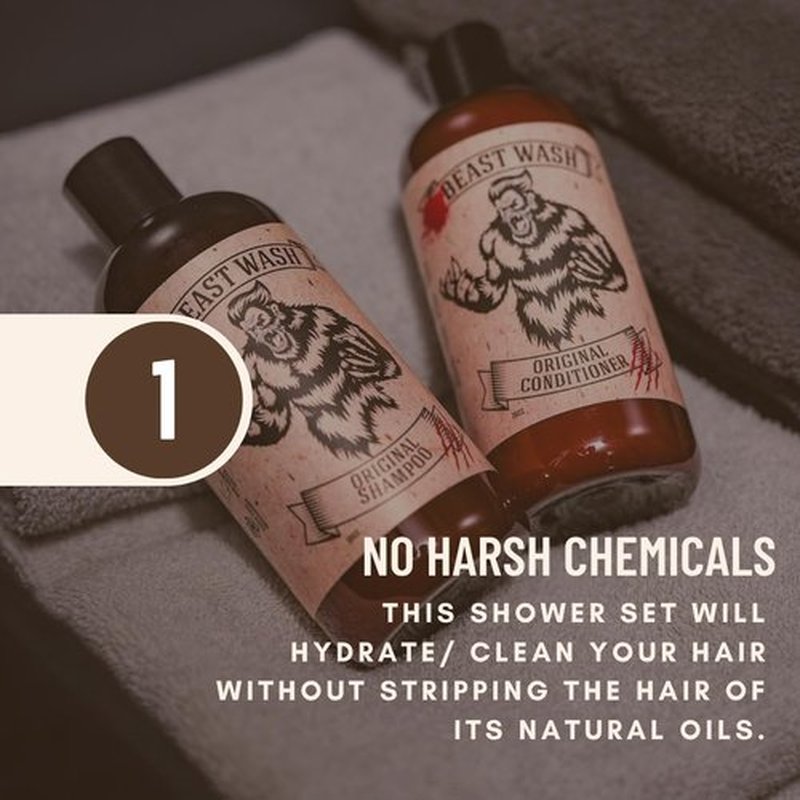 Johnny Slicks Shampoo - Supports Hair Hydration & Volume - Organic Oils & Natural Cleanse - Castor Oil, Aloe Vera, Jojoba - Rugged Scent - 8 oz