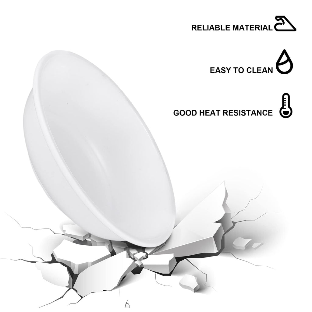CLKONKA Replacement Wax Warmer Dish - Durable Ceramic Bowl for Wax Melts - Fits Most Wax Warmers - Round Shape(4 in)