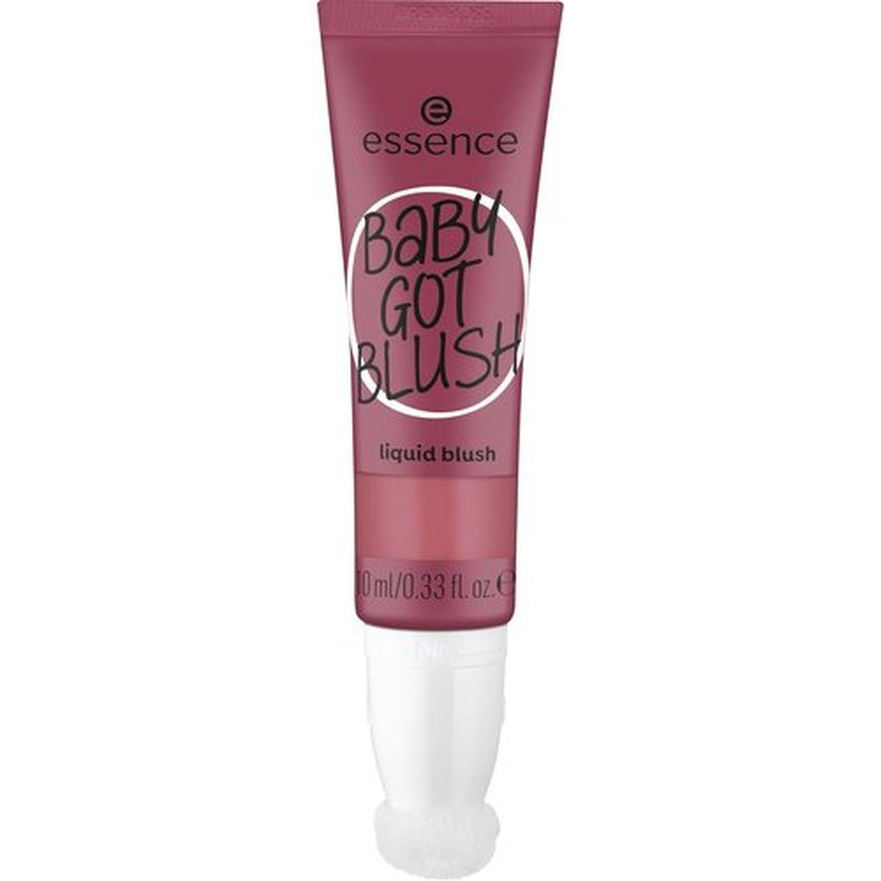 Essence | Baby Got Blush Liquid Blush - Lightweight, Buildable Radiance with Sponge Applicator | Vegan & Cruelty-Free (20 | Blushin Berry)