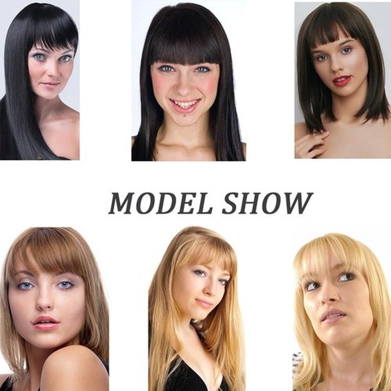 QingChang Clip in Bangs Real Human Hair Dark Brown Wispy Fake Bangs Hair Clip on Bangs Extensions for Women Fringe Hairpieces for a New Hairstyle Instantly (#2)