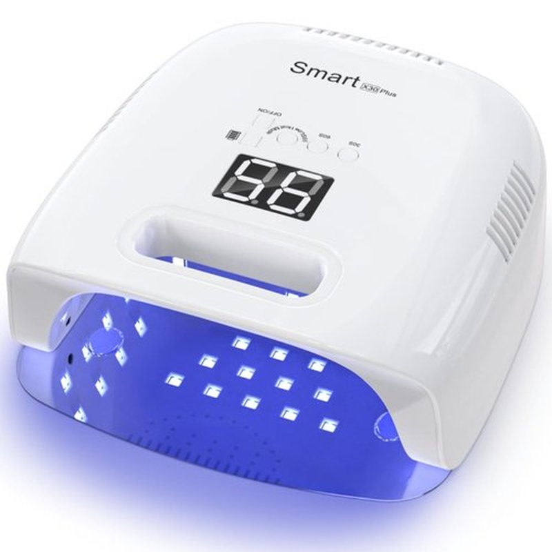 NAILGIRLS Cordless Nail Lamp, 60W Rechargeable UV Nail Light for Gel Nails with Metal Base, Portable Wireless LED Nail Dryer Fast Charger Curing Lamp 3 Timers for Salon or Home