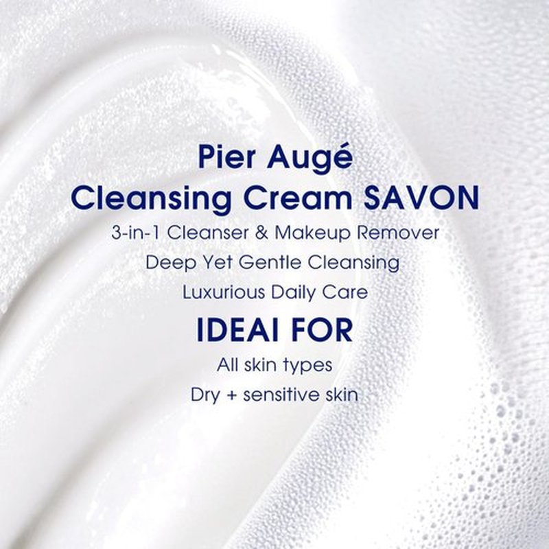 Pier Auge Facial Cleanser, Hydrating Face Wash—Lauryl Glucoside, Trehalose,Hyaluronic Acid, Gentle Makeup Remover, Soothing Antioxidant for Glowing Skin, Gentle Face Cleanser(100ml/3.38 fl.oz.)