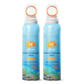 Reef Safe Mineral Sunscreen Spray SPF 50+ | Lightweight, Non-Greasy, Travel Size | 6.76 oz (2 Pack)