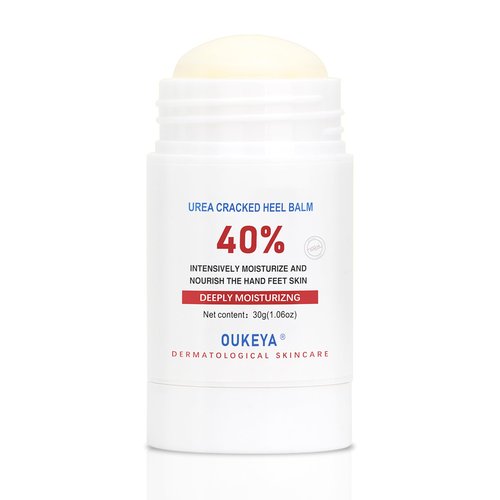 OUKEYA Urea Cream Stick 40%, Foot & Hand Balm for Dry, Cracked Heels & Rough Skin, 40 Percent Urea Lotion for Feet Maximum Strength,1.06 oz
