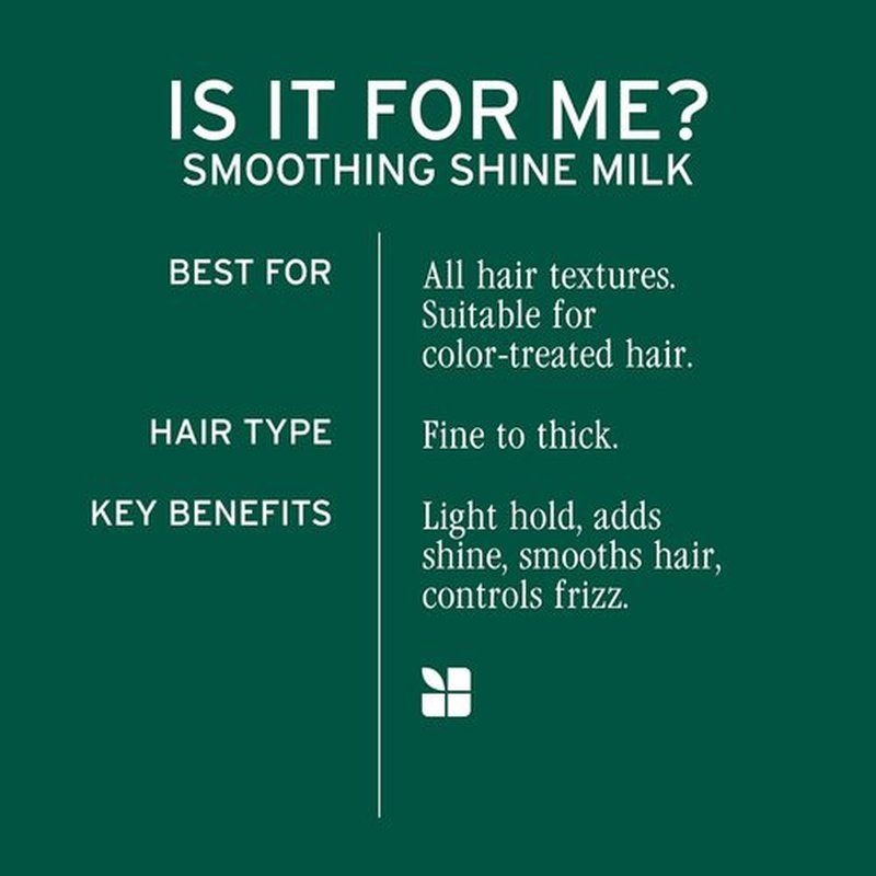 Biolage Smooth Shine Milk - Smoothing Leave-In Spray for Frizz Control & Shine | Lightweight, Vegan