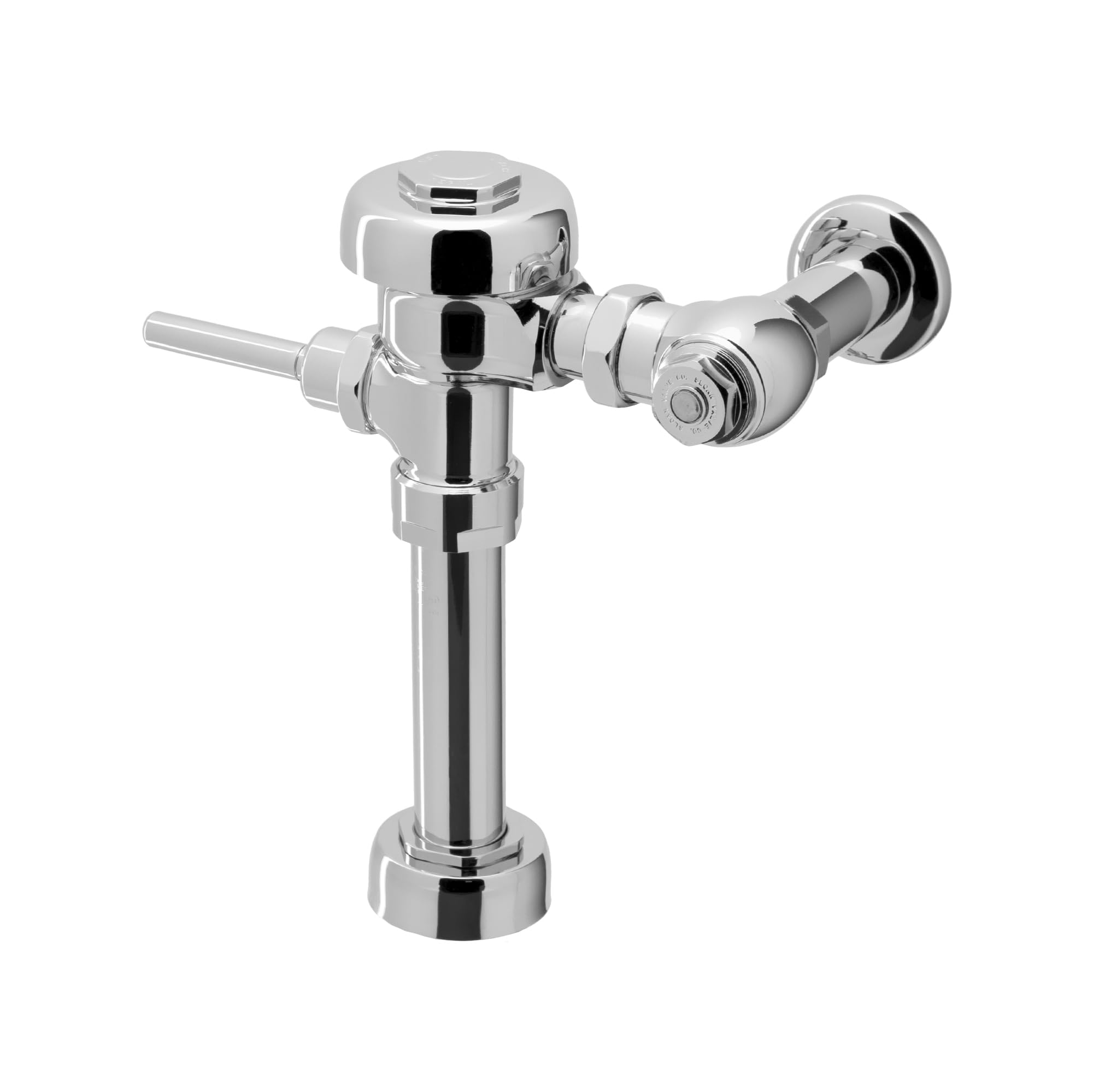 Sloan Regal 111 Exposed Manual Water Closet Flushometer, 1.28 GPF Manual Flush Valve - Single Flush, Fixture Connection Top Spud, Diaphragm Valve, Polished Chrome Finish, 3080050