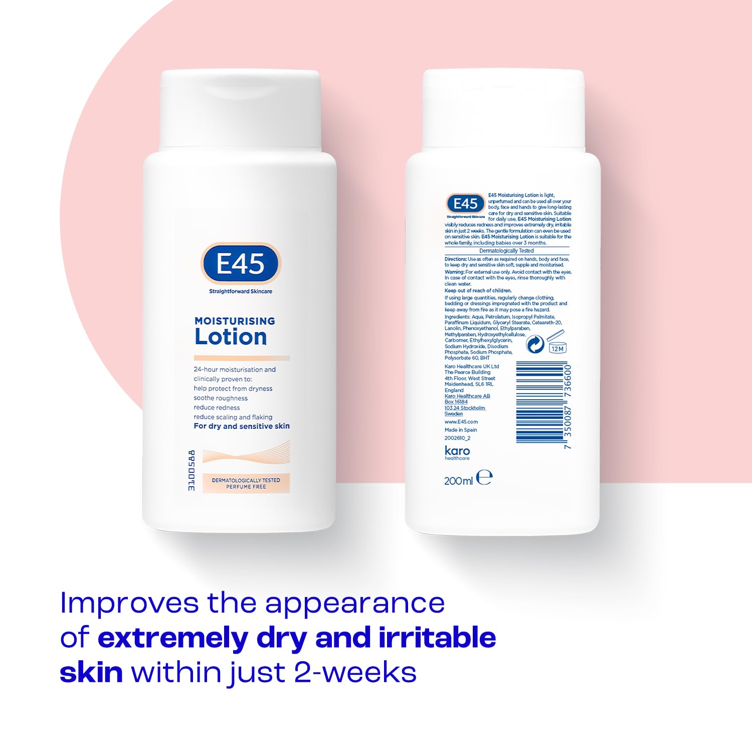 Zupishi E45 Moisturising Lotion, 6.8 Fl Oz