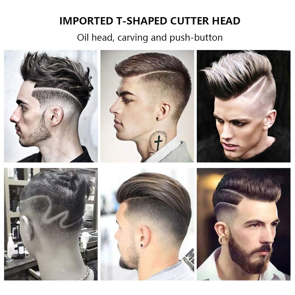 F.Lashes Hair Clippers for Men Cordless Hair Clipper Hair Cutting Kit Rechargeable Low-Noise Household Hair Trimmer for Men Clippers for Hair Cutting Professional