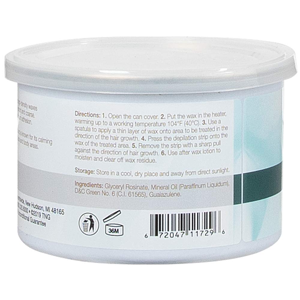 Too Naked Hair Removal Azulene Wax, Dolce Series, Extra Creamy, Gentle, Calming, Transparent Wax, Fragrance Free, 14 oz. (Pack of 12)