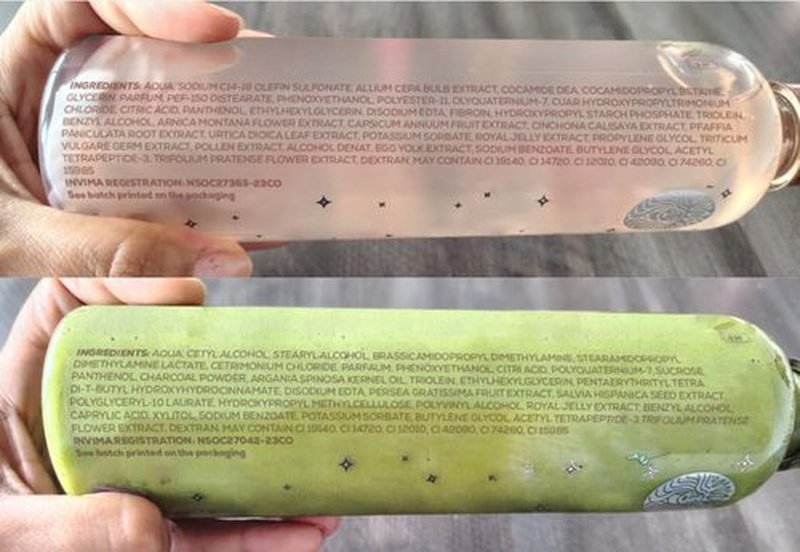 RITUAL BOTANICO KIT Ultrareparador y Acelerador de Crecimiento S.O.S. Shampoo de Cebolla y Argán + Tratamiento Intensivo PLEX con Banano y Aguacate 100% Colombiano.