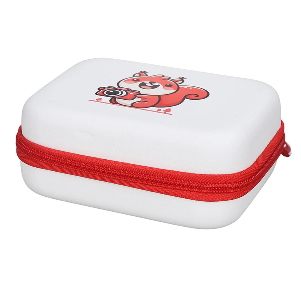 worfty Kids Camera Case for Vtech Kidizoom Creator Cam, Cute Kid Toy Camera Storage Case Bag for Vtech Kidizoom Camera Red with Pocket Holds Tripod Accessories (Box Only) (Red)