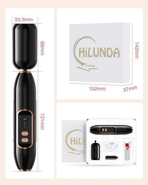 2-in-1 Nail Drill Electric Nail File with Makeup Brush Cleaner Machine (No Bowl), 1500 mAh Battery, Ultra Low Noise, Portable and Rechargeable for Travel & Home
