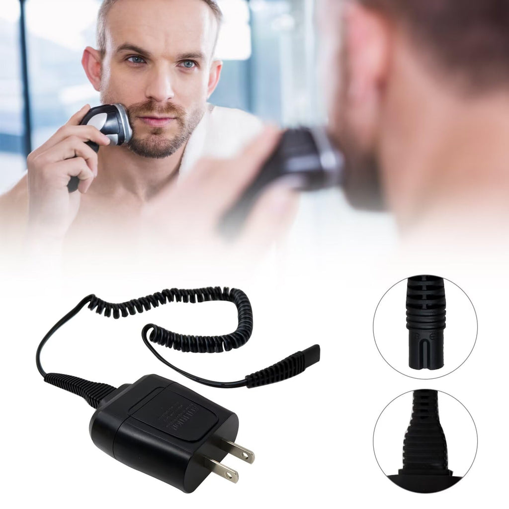 Power Cord for B-raun Shaver Series 1 3 5 7 9, Charger for B-raun 3040S S5 340S-4 310S 9290CC Replacement 12V 400mA AC Adapter for 730 720s-3 720s-4 5877 5884 5887 Power Supply