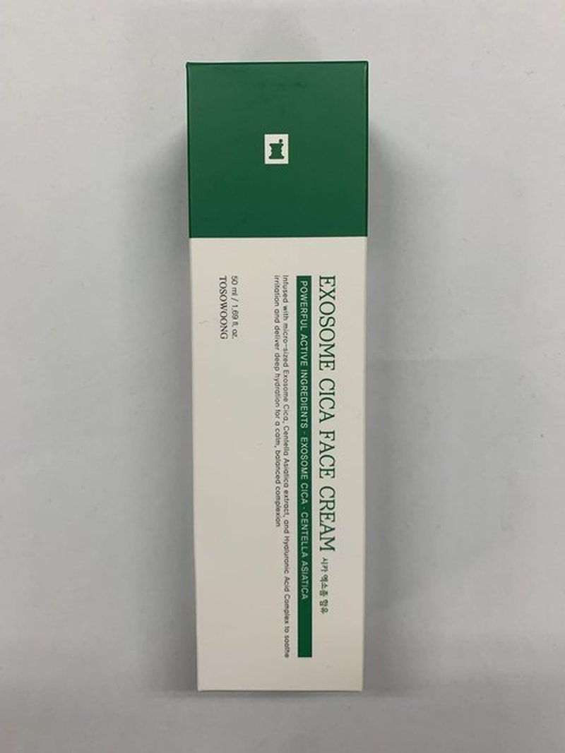 TOSOWOONG Exosome CICA Face Cream - Lightweight Daily Moisturizer for Breakouts & Irritated Skin | 50ml