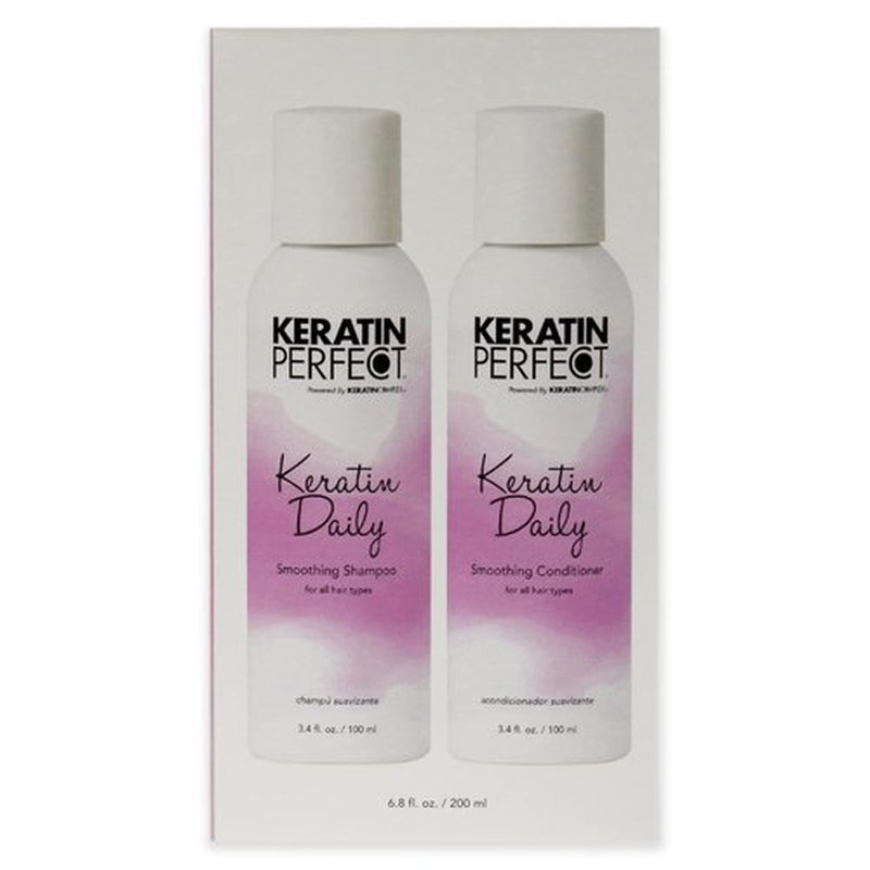 Keratin Perfect Daily Smoothing Duo | 3.4oz Keratin Treatment for Frizz-Free Hair