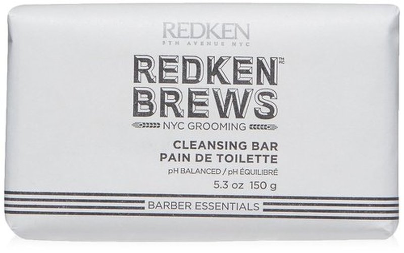Redken Brews Men's Cleanse Bar - Moisturizing Multi-Purpose Soap for Face & Body, 5.3 Fl Oz