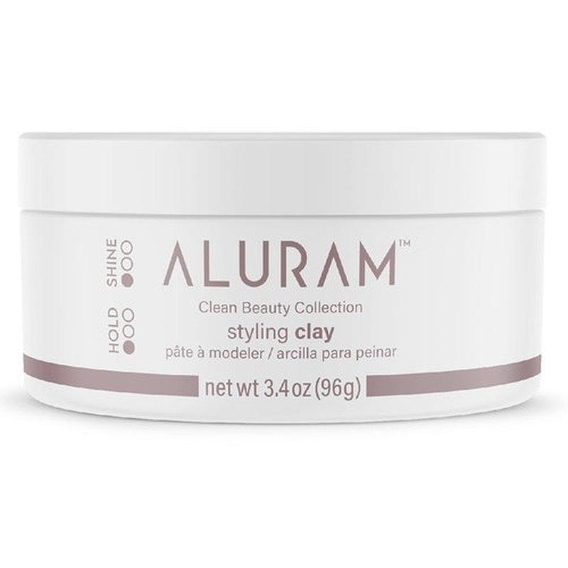 ALURAM Hair Styling Clay - Soft Satin Finish for All Hair Types | 3.4 Fl Oz Clean Beauty Formula