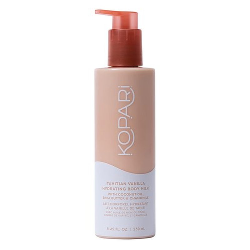 Kopari Hydrating Body Milk Lotion, Smooth Lightweight Feel, Deep Moisture for Instant Silky Skin, Infused with Shea Butter & Chamomile, Vanilla