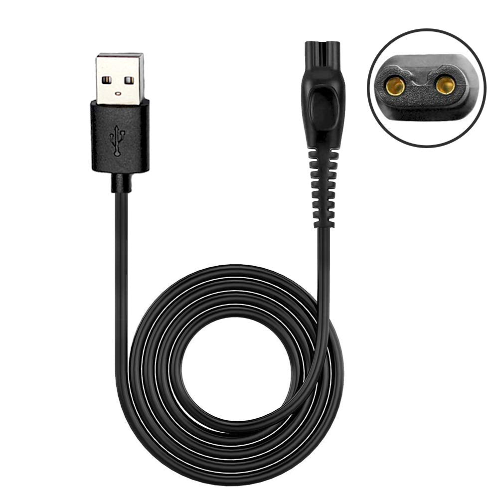 Shaver Power Cord for Philips-Norelco HQ8505 Norelco 7000 5000 3000 Series Shaver USB Charger Line 5V Replacement Charger Cord