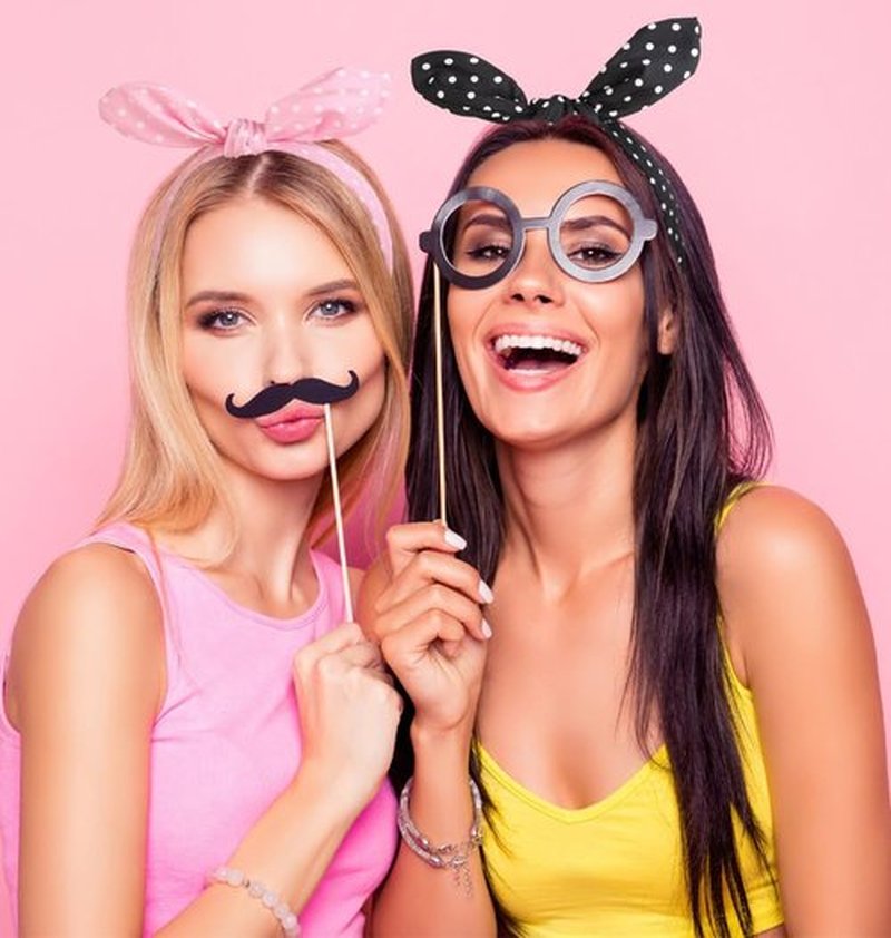 Huachi Bow Headbands for Women Halloween 1950s Black Polka Dot Hairbands Cute Bunny Ears Head Bands for Women's Hair Accessories Turban Headwear Headpiece