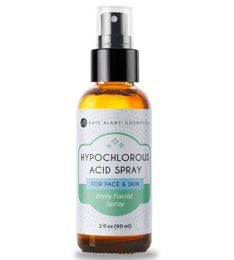 Kate Blanc Cosmetics Hypochlorous Acid Spray - Gentle Facial Cleanser for Acne-Prone Skin (2oz)