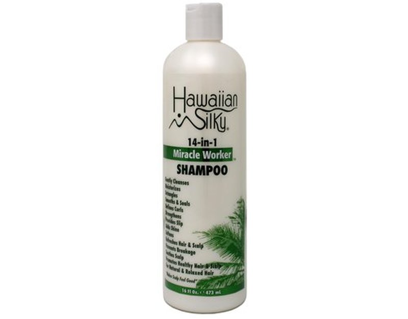 Hawaiian Silky 14-in-1 Miracle Worker Hair Care Set, Shampoo, Conditioner and Activator Spray, 16 Fl Oz Each