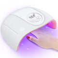Wisdompark UV Nail Lamp, 72W UV Light for Gel Nails with 21 LED Lights Nail Lamp 3 Speed Timer Fast Curing Poly Gel Polish, Professional Manicure Lamps for Home Salon Nail Art Tools