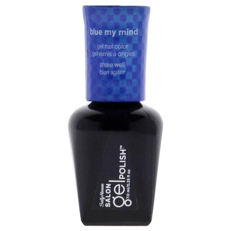 Sally Hansen Salon Pro Gel Nail Polish Lacquer, Blue My Mind, 0.24 Fl. Oz. (Pack of 2)