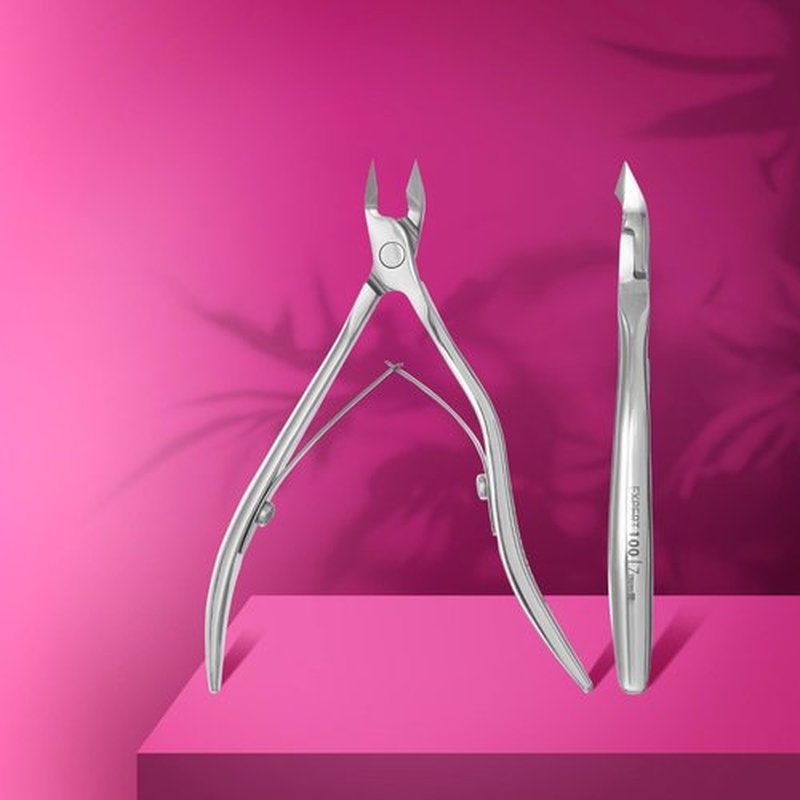 STALEKS PRO Expert 100 7mm Professional Cuticle Nippers – Stainless Steel Skin Nippers for Manicure
