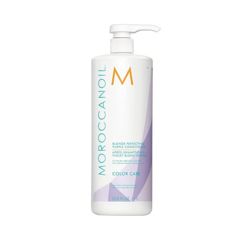 Moroccanoil Blonde Perfecting Purple Conditioner - Nourishing Formula for Bright, Radiant Hair