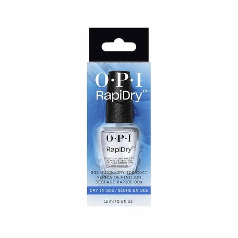 OPI Nail Lacquer Top Coat - Clear Nail Polish for High Shine & Quick Drying Finish | Chip Resistant & Long Lasting