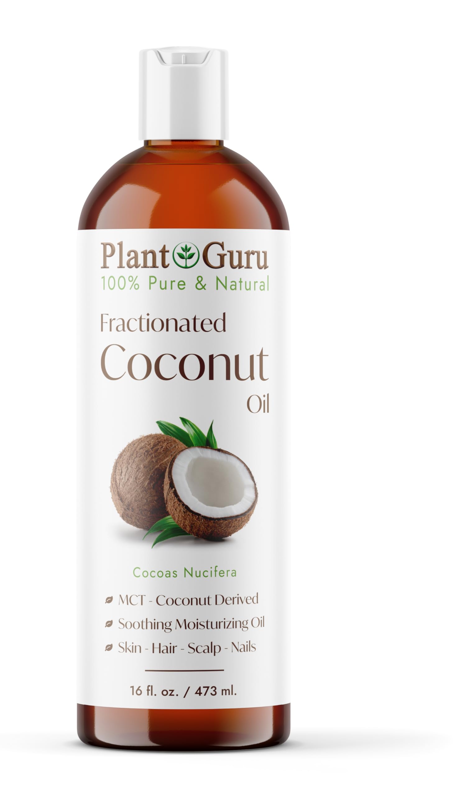 Carrier Oil Variety Set 16 oz Cold Pressed 100% Pure Natural Almond, Avocado, Coconut Fractionated, Grapeseed. For Aromatherapy Essential Oils, Skin & Hair Growth Moisturizer. Perfect for Body Massage