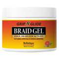 BELLATIQUE GRIP N GLIDE Braiding Gel Maximum Hold for LOC & Twist - No Flaking, No Whitening, Fast Drying, High Shine, Cool & Refreshing, Long Lasting Hold (5 oz)