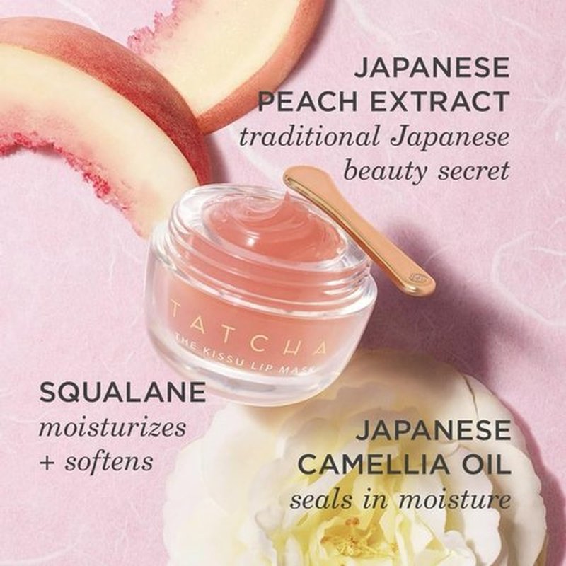 Tatcha Kissu Lip Mask - Overnight Treatment That Plumps & Softens Lips | 9.0 G | 0.32 oz